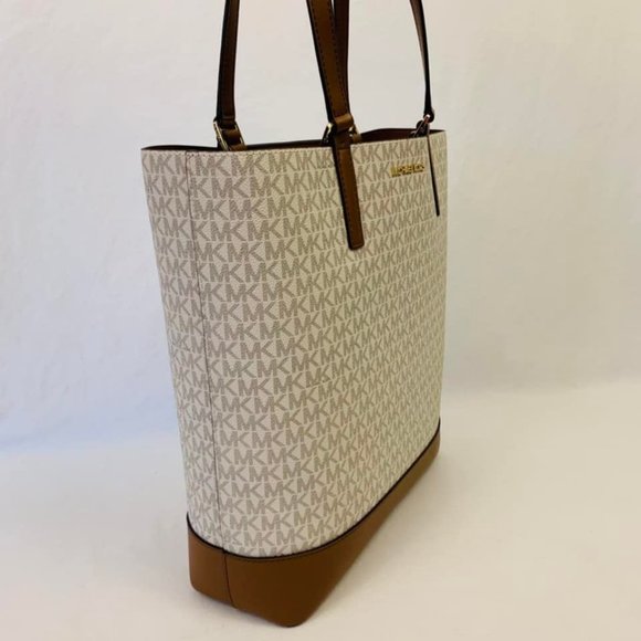 Michael Kors Kelli Large Two-Tone Logo Tote Bag - Picture 5 of 15